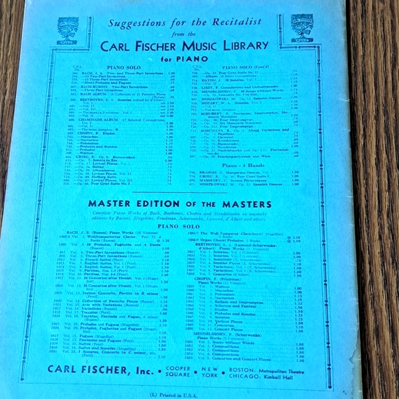 Blue Book Fav Piano Pieces, Daily Dozen, Music For Piano Vol. One, Gay Nineties - Picture 5 of 11